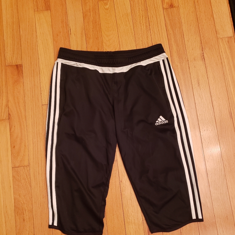 Adidas cropped pants, women's